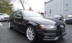 AUDI CERTIFIED PRE-OWNED, One Owner, Carfax Certified 2014 Audi A4 Quattro with the following options, Premium Plus Package, Convenience Package, Audi MMI Navigation Plus Package, Backup Camera, Audi Side Assist, Audi Advanced Key, Audi Connect for Online