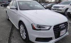 Check out this gently-used 2014 Audi A4 we recently got in. This Audi includes: GLACIER WHITE METALLIC AUDI GUARD PROTECTION KIT Floor Mats DARK BROWN WALNUT INLAYS Woodgrain Interior Trim AUDI MMI NAVIGATION PLUS PACKAGE HD Radio Navigation System