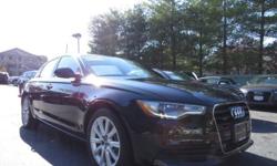 AUDI CERTIFIED PRE-OWNED, One Owner, Carfax Certified 2014 Audi A6 2.0T Quattro with the following options, Premium Plus Package, Convenience Package, Cold Weather Package, Audi MMI Navigation Plus System with MMI Touch, Audi Parking System Plus with