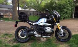 2014 RnineT, excellent condition, 4300 miles. Bike includes many extra: seat cowling and pad, cylinder covers, tank and tail bags (all BMW), Wunderlich Daytona fairing and sport screen (removable), BMW Atlantis gore tex riding gloves (size (9/9.5), BMW