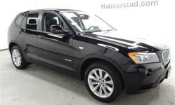 Lavishly luxurious, this 2014 BMW X3 represents a faultless convergence of unparalleled power and beauty. It's loaded with the following options: ABS And Driveline Traction Control, 210 Amp Alternator, Side Impact Beams, Driver Foot Rest, Leatherette Door
