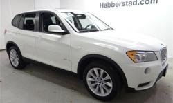 Solid and stately, this 2014 BMW X3 banished all limitations in creating every last detail. It's outfitted with the following options: 40-20-40 Folding Bench Front Facing Fold Forward Seatback Leatherette Rear Seat, Tailgate/Rear Door Lock Included