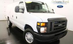 *** WE FINANCE VANS ***, ***#1 EXTENDED CARGOA VAN***, ***8900# GVWR***, ***CLEAN CAR FAX***, ***ONE OWNER***, ***VINYL FLOOR COVERING***, and Low tire pressure warning. Hard to Find Oxford White, Medium Flint w/Vinyl Buckets, 2014 Ford E-250! This is an
