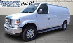 Check out this 2014 Ford Econoline Cargo Van Commercial. It has an Automatic transmission and a Regular Unleaded V-8 4.6 L/281 engine. This Econoline Cargo Van has the following options: Engine Oil Cooler, Manual Extendable Trailer Style Mirrors, Black