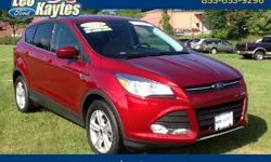 To learn more about the vehicle, please follow this link:
http://used-auto-4-sale.com/108681868.html
2014 Ford Escape SE in Ruby Red, Bluetooth for Phone and Audio Streaming, and 4 Wheel Drive. AM/FM CD/MP3 Player with Satellite Radio. 4-Wheel Disc