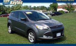 To learn more about the vehicle, please follow this link:
http://used-auto-4-sale.com/108681862.html
Ford Certified! 2014 Ford Escape SE in Sterling Gray Metallic, Bluetooth for Phone and Audio Streaming, 32 Miles Per Gallon, AM/FM CD/MP3 Player with