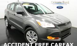 ***ACCIDENT FREE CARFAX***, ***CARFAX ONE OWNER***, ***LOW MILES***, ***NON SMOKER***, ***RE-ACQUIRED VEHICLE***, ***REAR CAMERA***, and ***WE FINANCE***. How economical is this! Just in, this outstanding 2014 Ford Escape comes with a Duratec 2.5L I4