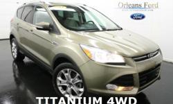 ***TITANIUM***, ***2.0L ECOBOOST***, ***LEATHER***, ***CARFAX ONE ONWER***, ***CLEAN CARFAX***, ***HEATED FRONT SEATS***, ***BEST PRICE***, and ***BEST VALUE***. Looking for an amazing value on a superb 2014 Ford Escape? Well, this is IT! This unblemished