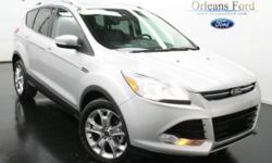 ***TITANIUM***, ***2.0L ECOBOOST***, ***DAYTIME RUNNING LIGHTS***, ***CLEAN ONE OWNER CARFAX***, ***HEATED LEATHER***, and ***REAR VIEW CAMERA***. With just the right amount of luxe, the Titanium is very easy to live with. This plush Escape, with grippy