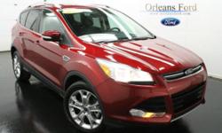 ***POWER PANORAMIC ROOF***, ***2.0L ECOBOOST***, ***TITANIUM***, ***HEATED LEATHER***, ***CARFAX ONE OWNER***, and ***CLEAN CARFAX***. The Titanium serves up a good deal of luxe for the compact crossover class. Motor Trend awards 1st place to the Escape