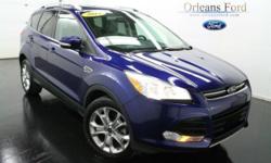 ***TITANIUM***, ***2.0L ECOBOOST***, ***DAYTIME RUNNING LIGHTS***, ***CLEAN CARFAX***, ***CARFAX ONE OWNER***, and ***HEATED LEATHER***. Turbocharged! How would you like cruising away in this outstanding 2014 Ford Escape? Fuel economy is class leading. A