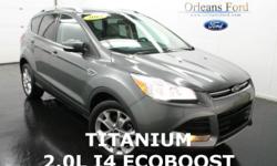 ***TITANIUM***, ***2.0L ECOBOOST***, ***POWER LIFTGATE***, ***DAYTIME RUNNING LIGHTS***, ***KEYLESS ENTRY***, ***REAR VIEW CAMERA***, and ***SIRIUS RADIO***. If you've been yearning to find the perfect 2014 Ford Escape, then stop your search right here.