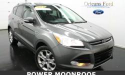***MOONROOF***, ***TITANIUM***, ***2.0L ECOBOOST***, ***SIRIUS RADIO***, ***POWER LIFTGATE***, ***HEATED LEATHER***, and ***REMOTE KEYLESS ENTRY***. There is no better time than now to buy this stunning 2014 Ford Escape. A 2013 contender for Motor Trend's
