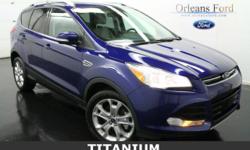 ***TITANIUM***, ***POWER LIFTGATE***, ***HEATED LEATHER***, ***2.0L I4 ECOBOOST***, ***DAYTIME RUNNING LIGHTS***, and ***SIRIUS RADIO***. Your quest for a gently used SUV is over. This good-looking 2014 Ford Escape has only had one previous owner, with a