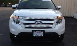 To learn more about the vehicle, please follow this link:
http://used-auto-4-sale.com/108452108.html
Ford Certified! 2014 Ford Explorer Limited in White Platinum Metallic Tri-Coat, Bluetooth for Phone and Audio Streaming, Navigation, Dual Panel Moonroof,