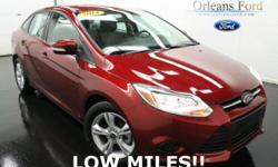 ***LOW MILES***, ***CLEAN ONE OWNER CARFAX***, ***DAYTIME RUNNING LIGHTS***, ***SYNC***, ***GAS SAVER***, ***LOW PRICE***, and ***WE TRADE***. Don't miss out on purchasing this good-looking 2014 Ford Focus. Take some of the worry out of buying an used