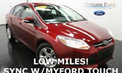 ***DAYTIME RUNNING LIGHTS***, ***AUTOMATIC***, ***LOW MILES***, ***CLEAN ONE OWNER CARFAX***, ***PRICED TO SELL***, and ***WE FINANCE***. Flex Fuel! Your quest for a gently used car is over. This gorgeous-looking 2014 Ford Focus has only had one previous