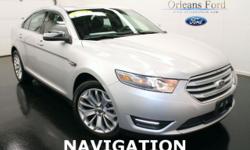 *** #1 NAVIGATION***, ***CLEAN CAR FAX***, ***DAYTIME RUNNING LIGHTS***, ***HEATED COOLED SEATS***, ***LOW MILES***, ***ONE OWNER***, and ***REAR CAMERA***. You'll be hard pressed to find a nicer 2014 Ford Taurus than this well-appointed gem. Ford has
