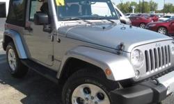 ***CLEAN VEHICLE HISTORY REPORT***, ***ONE OWNER***, ***PRICE REDUCED***, and NAVIGATION, HEATED SEATS, SOFT TOP. Wrangler Sahara, 4WD, and Gray. This 2014 Wrangler is for Jeep enthusiasts looking everywhere for just the right good-time SUV. Don't get