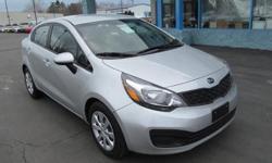 The 2014 Kia Rio has a stylish and inviting cabin and strong engine performance. * Engine: 1.6 L Inline 4-cylinder - Drivetrain: Front Wheel Drive - Transmission: 6-speed Automatic - Horse Power: 138 hp @ 6300 rpm - Fuel Economy: 27/37 mpg * Billy