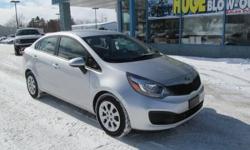 The 2014 Kia Rio has a stylish and inviting cabin and strong engine performance. * Engine: 1.6 L Inline 4-cylinder - Drivetrain: Front Wheel Drive - Transmission: 6-speed Automatic - Horse Power: 138 hp @ 6300 rpm - Fuel Economy: 27/37 mpg * Billy