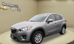 Look no further. This 2014 Mazda CX-5 is the car for you. This CX-5 offers you 23395 miles, and will be sure to give you many more. Ready to hop into a stylish and long-lasting ride? It wonGÃÃt last long, so hurry in!
Our Location is: Chevrolet 112 - 2096
