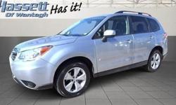 WOW!! SUBARU CERTIFIED TILL 100K!!! SUPER CLEAN LOW LOW MILE ONE OWNER TRADE IN!! CLEAN CAR FAX HISTORY REPORT TOO!!! THIS IS A SUPER CLEAN ALL WHEEL DRIVE FORESTER!! HEATED SEATS TOO!! BLUE TOOTH!! AS ALWAYS AT HASSETT THERE ARE NO DEALER PREP FEES OR