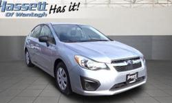 CERTIFIED 7 YEAR 100,000 MILE WARRANTY INCLUDED.1.9% FINANCING AVAILABLE.NO PREP OR DELIVERY FEES,NO FORCED FINANCING,NO FILING FEES,NO TRANSPORTATION FEES,CLEAN CAR FAX!Check out this certified 2014 Subaru Impreza Sedan 4DR SDN 2.0I AT. It has a Variable