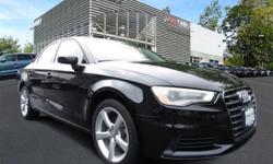 One Owner, Carfax Certified 2015 Audi A3 Quattro with the following options, Premium Package, Driver Information System, Audi Premium Sound System with CD-Player and SD Card Reader, Satellite Radio, Bluetooth Connection for Mobile Phone, Heated Leather