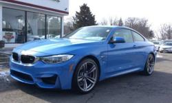 2015 BMW M4 COUPE - 19 ALLOY WHEELS - ADAPTIVE M SUSPENSION - DRIVER ASSISTANCE PLUS PACKAGE - EXECUTIVE PACKAGE - LIGHTING PACKAGE - NAVIGATION - SUNROOF - HARMAN KARDON SURROUND SOUND - 10- WAY POWER HEATED FRONT M SPORT SEATS - SHOWROOM CONDITION - ONE