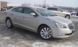***CLEAN VEHICLE HISTORY REPORT***, ***ONE OWNER***, ***PRICE REDUCED***, and CHROME WHEELS. LaCrosse Leather Group, Tan, and Leather. Creampuff! This beautiful 2015 Buick LaCrosse is not going to disappoint. There you have it, short and sweet! Add up all