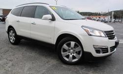 To learn more about the vehicle, please follow this link:
http://used-auto-4-sale.com/108762328.html
***CLEAN VEHICLE HISTORY REPORT***, ***ONE OWNER***, and ***PRICE REDUCED***. Traverse LTZ, 3.6L V6 SIDI, 6-Speed Automatic, AWD, White, and Gray Leather.