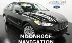 ***NAVIGATION***, ***MOONROOF***, ***REMOTE START***, ***HEATED LEATHER***, ***ENERGI***, ***GAS SAVER***, and ***CLEAN CARFAX***. WOW! HYBRID! Are you interested in a truly fantastic car? Then take a look at this fully-loaded 2015 Ford Fusion Energi.