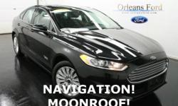 ***NAVIGATION***, ***MOONROOF***, ***REMOTE START***, ***HEATED LEATHER***, ***ENERGI***, ***GAS SAVER***, and ***CLEAN CARFAX***. WOW! HYBRID! Are you interested in a truly fantastic car? Then take a look at this fully-loaded 2015 Ford Fusion Energi.