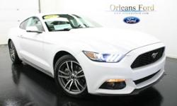 ***NAVIGATION***, ***AUTOMATIC***, ***ECOBOOST***, ***PREMIUM PKG***, ***CLEAN CARFAX***, ***18"" ALUMINUM WHEELS***, and ***SAVE MONEY !! ***. Tired of the same mundane drive? Well change up things with this great-looking 2015 Ford Mustang. This