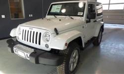 Safety equipment includes: ABS Traction control Passenger Airbag Front fog/driving lights Dusk sensing headlights...Other features include: Power locks Power windows Convertible roof - Manual Air conditioning Cruise control...This ample Wrangler with its