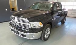 Safety equipment includes: ABS Traction control Curtain airbags Passenger Airbag Stability control...Other features include: Bluetooth Power locks Power windows Auto Air conditioning...This smooth 2015 RAM 1500 SLT with its grippy 4WD will handle anything