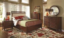 Free shipping within the 5 boroughs of NYC ONLY!
All other areas must email or call us for a freight quote.
TOLL FREE 1-877-336-1144
www.allfurniture.ecrater.com
Item Description
This collection is the embodiment of hominess and comfort. Its rich cherry