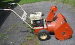 Winter will soon be upon us - cleaning up and clearing out. 4-speed, 10HP Briggs motor, 24" "deck", call Maria at (845) 707-2723.