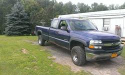 2500 hd two wheel drive chevy ... Work truck ... Has new fuel pump,break lines,oil change, and rear breaks good new York inspection.. has $1000 worth of new tires on it alone! America Racing Rims ... Please contact Dan at 315-489-1030 text or call