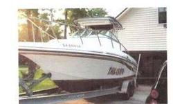 Call Boat owner Shaun 516-650-3591. Am/fm stereo, enclosure, coast guard pack, depthfinder, gps, cooler,sink, all the bells and whistles, head, live baitwell, porta potty, vhf radio, sleeps 2, recently rebuilt, included skis tubes tow line, rocket
