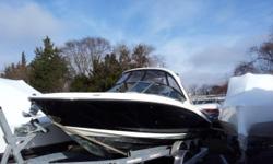 Please call boat owner Jon at 516-527-8020.
This Searay SLX is in excellent condition.
It has a 2014 reconditioned Mercruiser 6.2L motor with Bravo III outdrive, and only 280 hours.
AM/FM/CD, windlass, Bimini top, mooring cover, bow cover, bilge pump,