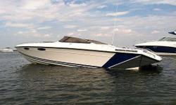 OWNER'S NOTES: Call Mark @631-291-3055 BAJA 280 Sport represents your first chance to own a bonafide, twin engine deepwater high performance boat, The hull with its soft riding v-bottom and substantial freeboard is ideally suited for rough water lakes as
