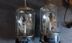 Set of Two Michelob Light Beer Crystal Lamps
Item# 303-430 Anheuser Busch, Inc
Dated Nov.29,1982
20" Tall Silver Tone Very Nice Condition
Shipping Available