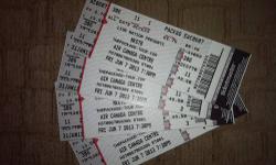 2 Tickets to see Rascal Flatts at Saratoga Springs on 6/16/2013. Seat #'s 247-248. I bought these tickets as an anniversary gift for my wife. Unfortunately I lost my employment so we can't afford to make the trip.
Looking to recoup as much of the cost as