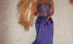 you can email me at ecogreenassociates1 AT gmail
I have here for sale FOUR GREAT CONDITION Barbie Dolls
2 are Vintage 1966 Blonde Barbies complete with excellent condition outfits, one in an evening gown the other in pink and purple mini dress - great