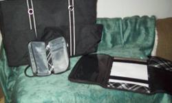all items are like new, used once or not at all
black, grey ,plaid $12.00 each
fold n go organizer
organizing totes
phone case
$15 each: timeless wallet,
organizing shoulder bag
retro metro bag
check out other items I have listed