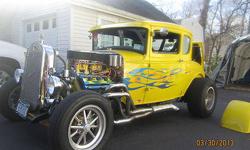 Condition: Used
Exterior color: Yellow
Interior color: yellow & black
Transmission: Automatic
Fule type: Gasoline
Engine: 8
Drivetrain: 2 door
Vehicle title: Clear
Warranty: non
Standard equipment: Leather Seats CD Player
DESCRIPTION:
1931 real seel Ford