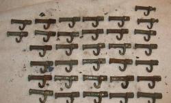 This ad is for a lot of thirty-three (33) maple syrup taps, 31 are of one kind and 2 are another kind, the two are patented 18??, great for use, restoration or decoration, dirty and rusty, cast iron or steel? I do not know, found among tons of other items