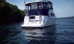 Please call owner Larry at 607-426-4347. Boat is in Watkins Glen, New York. Excellent condition. 720 hrs, Two cabins each with full bath. Galley with full size refrigerator ,freezer,electric stove,microwave ,coffee maker. Bridge has radio ,auto